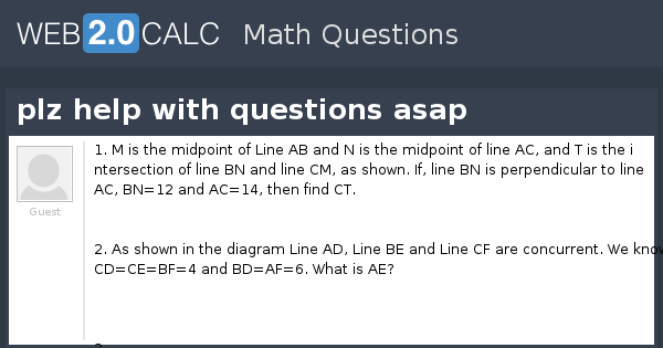 View Question Plz Help With Questions Asap