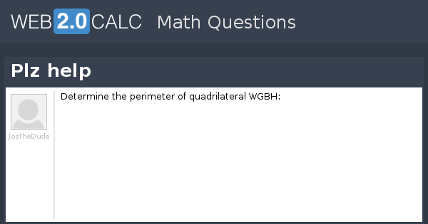 View question - Plz help