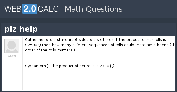 View question - plz help