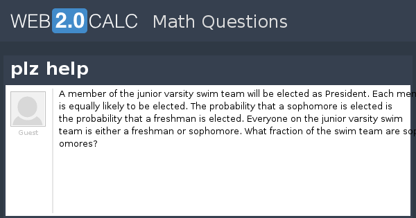 View question - plz help
