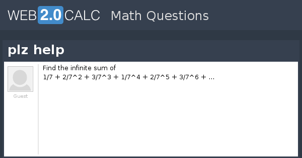 View question - plz help