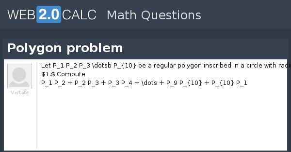 View question - Polygon problem