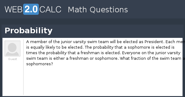 View Question Probability