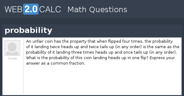 View Question Probability