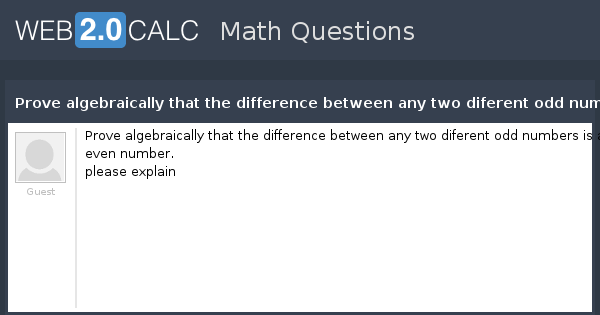 view-question-prove-algebraically-that-the-difference-between-any-two