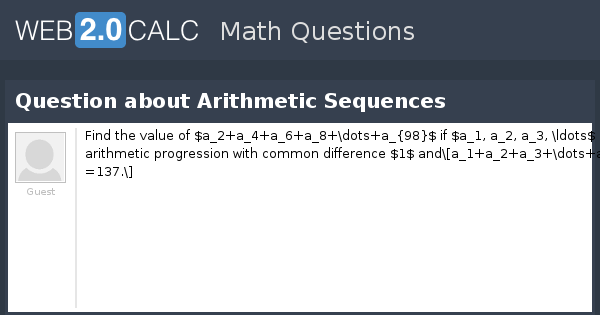 Question Video: Using Arithmetic Sequences in a Real-World Context