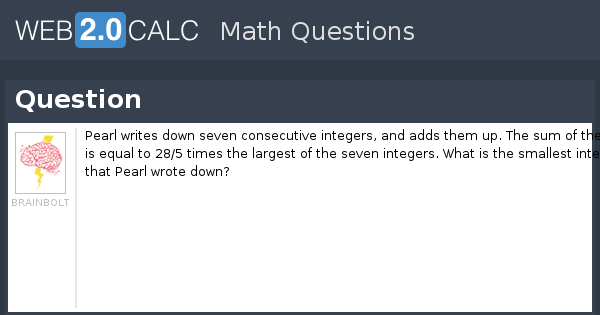 View question - Question