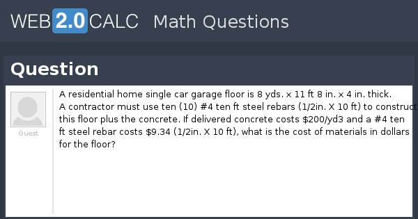 View Question Question