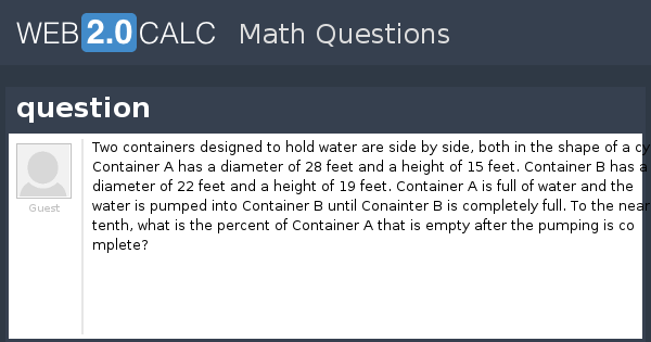 View question - question