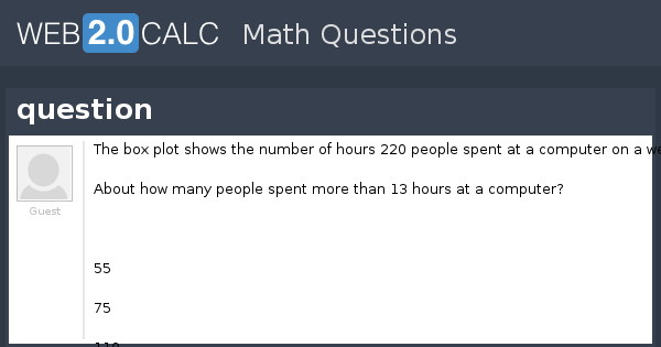 View question - question
