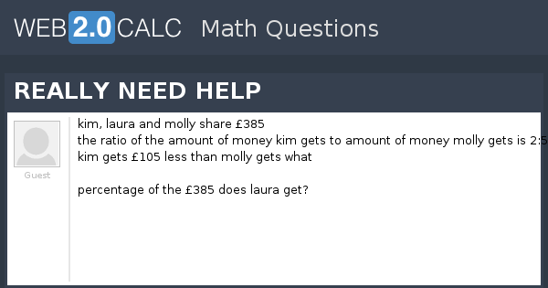 View question - REALLY NEED HELP