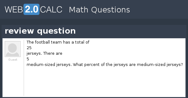 View question - review question