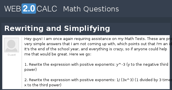 view-question-rewriting-and-simplifying