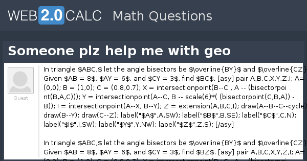View question - Someone plz help me with geo