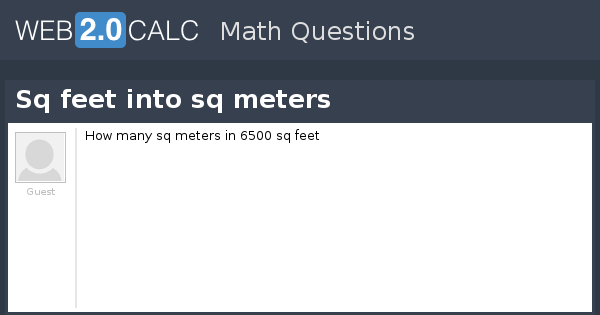 view-question-sq-feet-into-sq-meters