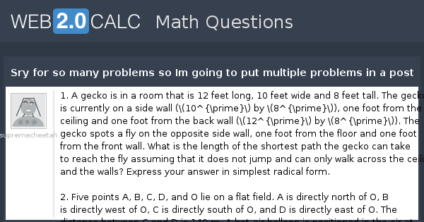So Many Math Problem View question - Sry for so many problems so Im going to put multiple ...
