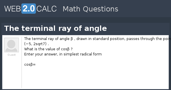 view-question-the-terminal-ray-of-angle