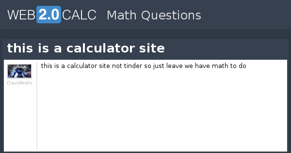 calculator site