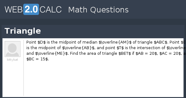 View question - Triangle