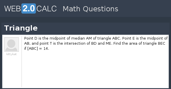View question - Triangle