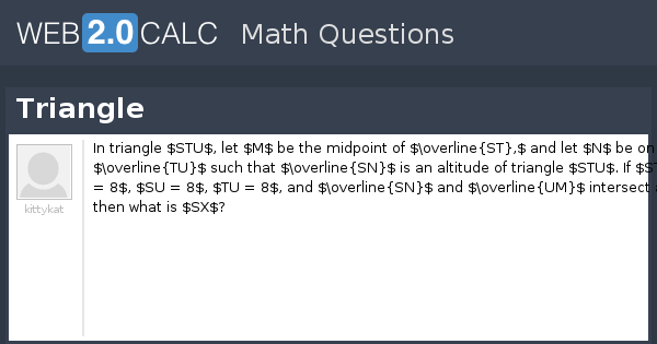 View question - Triangle
