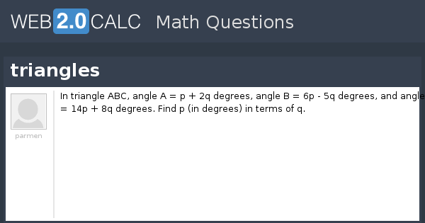 View question - triangles