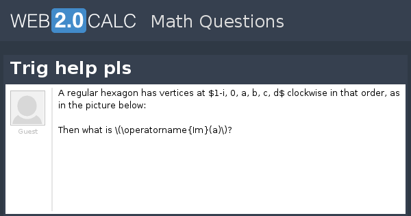 View question - Trig help pls