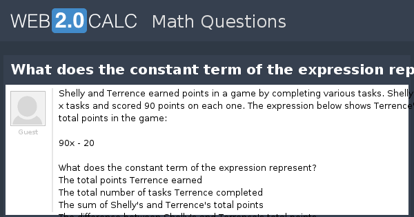 What Does The Expression 5n Represent