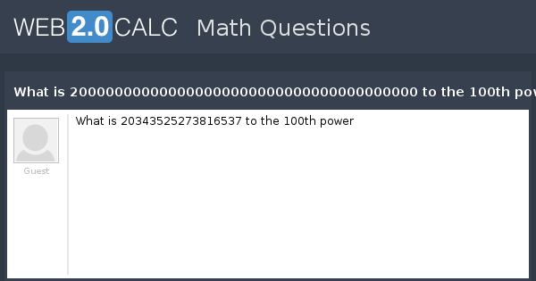 view-question-what-is-200000000000000000000000000000000000000-to-the